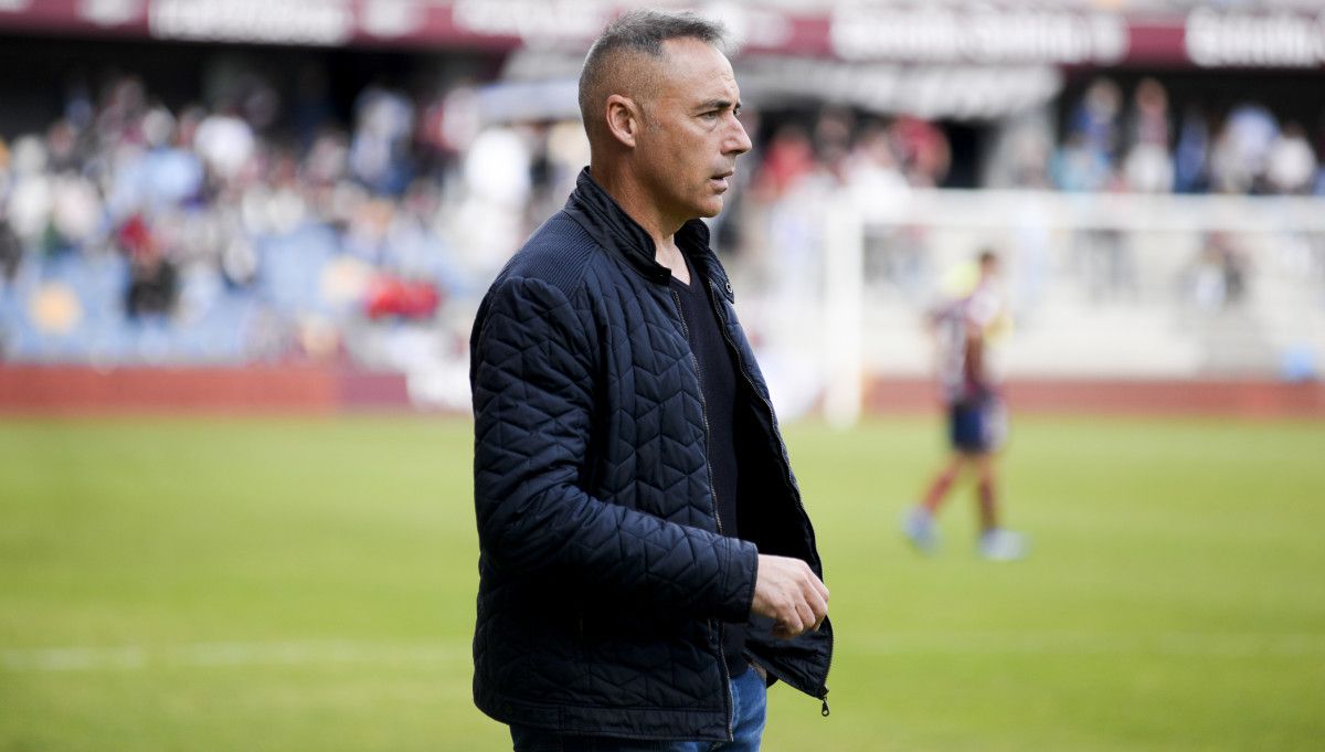 Partido de liga en Pasarón entre Pontevedra y Real Avilés