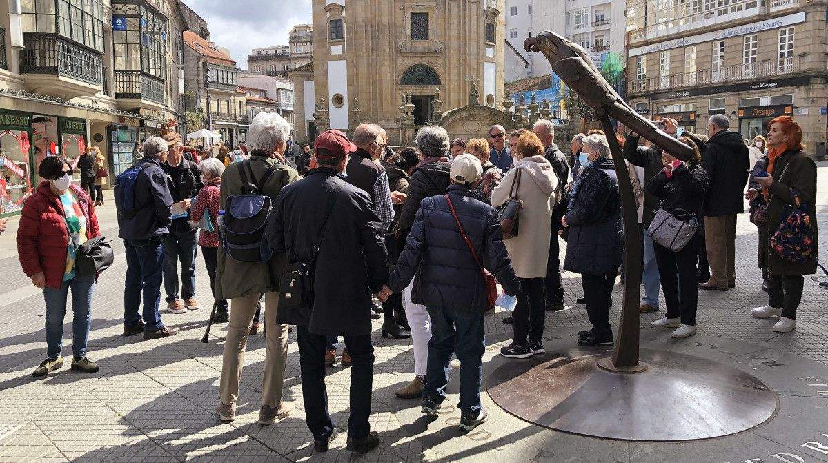 Turistas en Pontevedra