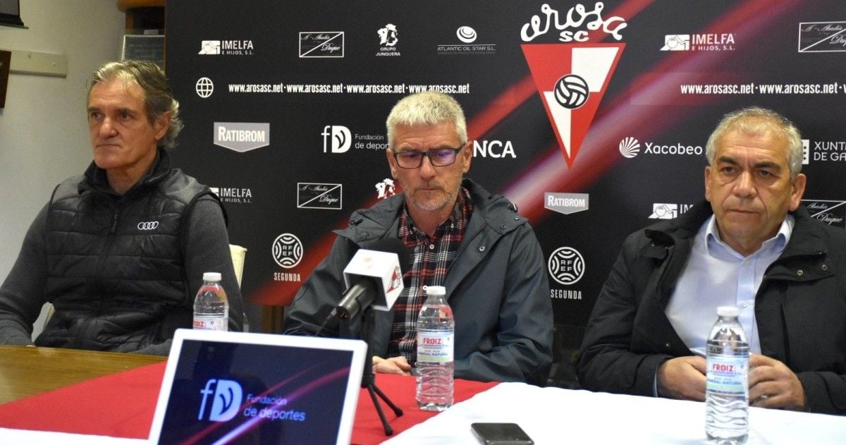 Rolda de prensa de despedida de Jorge Otero tras o seu cesamento como adestrador do Arosa