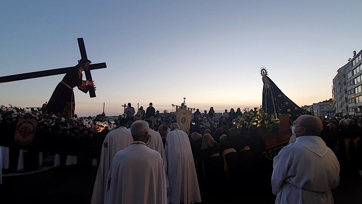 Procesion do Santo Encontro en Sanxenxo