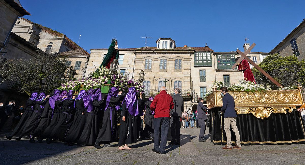 Procesión do Encontro 2022 desde San Bartolomé e Santa María