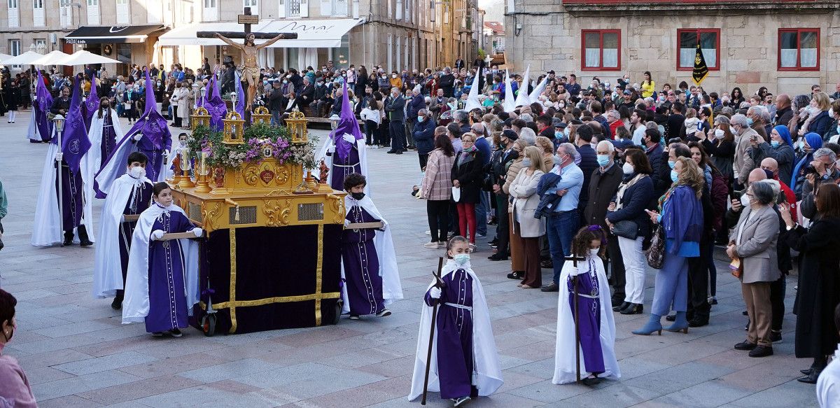 Procesión do Santo Enterro 2022 desde a basílica de Santa María