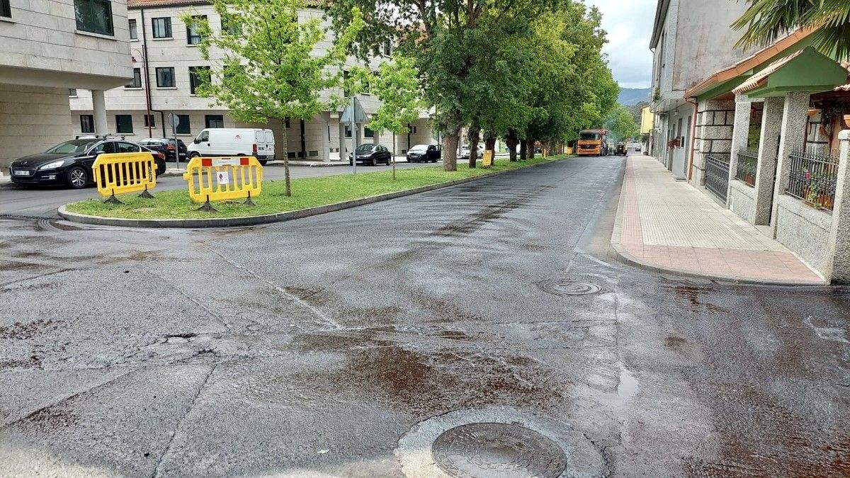 Obras de humanización da Rúa 7