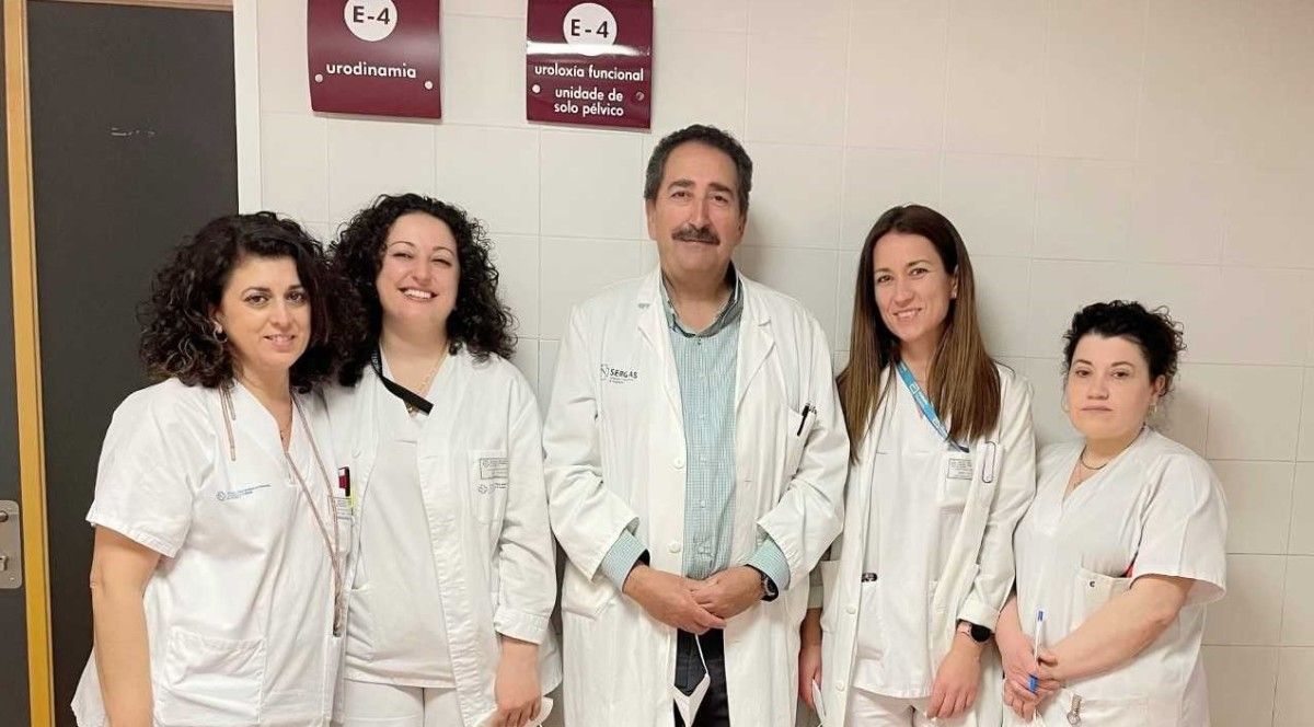 Membros do Servizo de Uroloxía de Montecelo