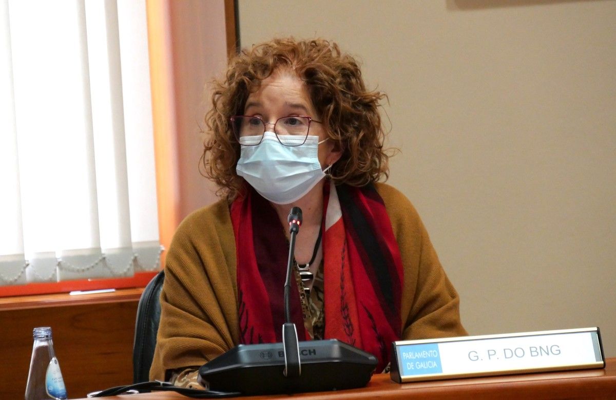 Monserrat Prado no Parlamento de Galicia