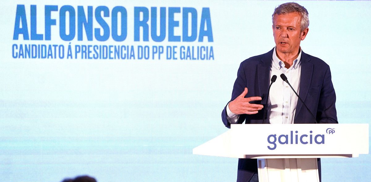 Junta Directiva del PP provincial en la que Rueda anuncia su candidatura