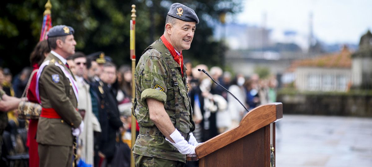 Coronel del Regimiento Isabel la Católica 29, Carlos Aguado Valladares 