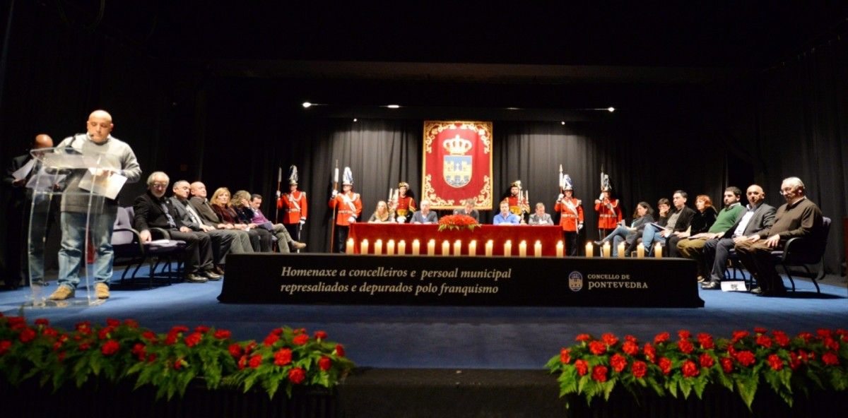 Homenaxe aos concelleiros e funcionarios de Pontevedra represaliados no Franquismo
