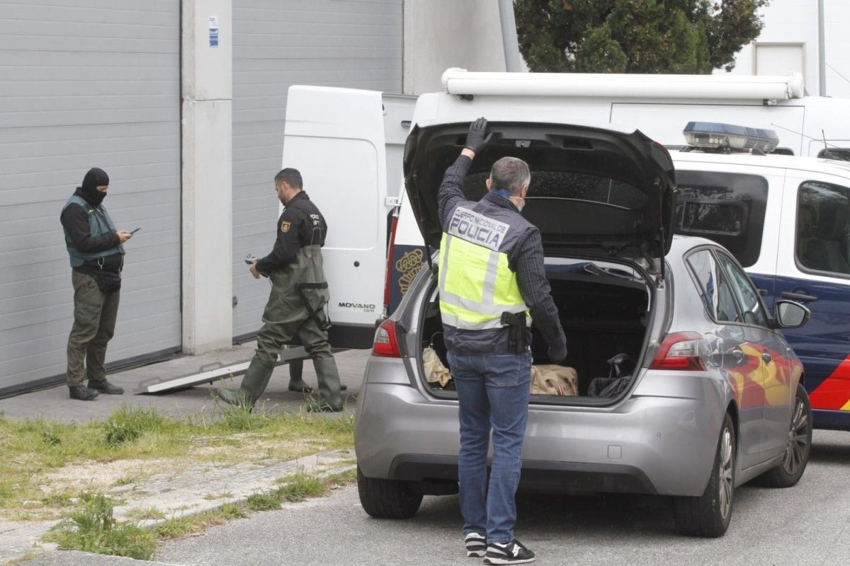 Un dos rexistros da operación antidroga "Kerumán-Samario"