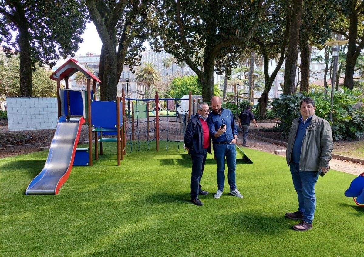 Reapertura del parque infantil de las Palmeras 