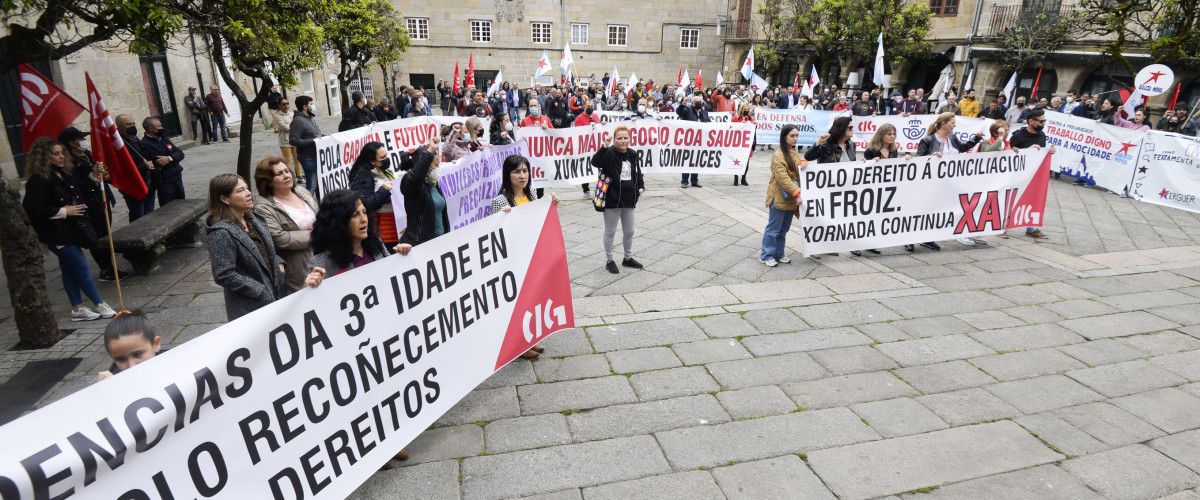 Manifestación da CIG en Pontevedra con motivo do 1 de maio
