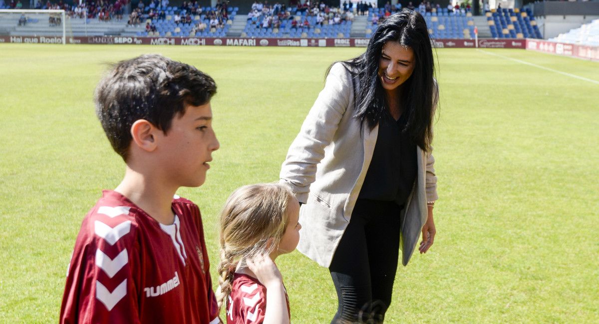 Lupe Murillo, tras o ascenso 'virtual' do Pontevedra a Primeira RFEF