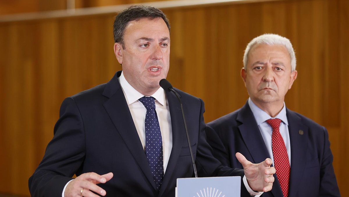 Valentín González Formoso, en el Parlamento