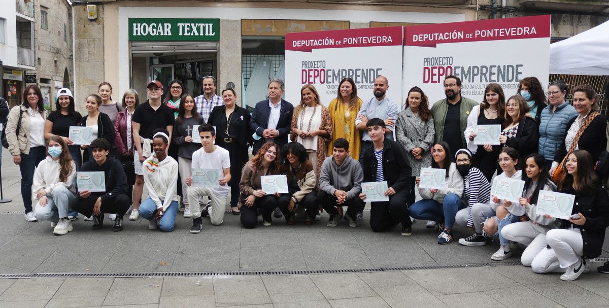 Participantes no proxecto 'DepoEmprende na ESO'