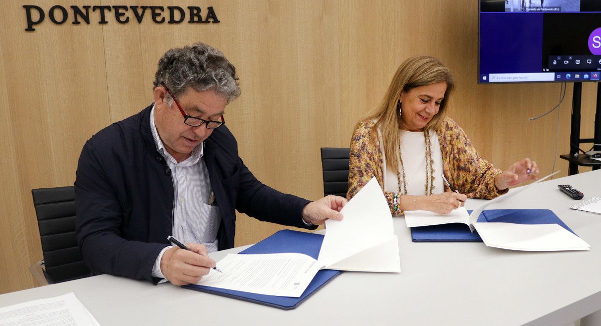 Carmela Silva e Miguel Anxo Fernández Lores