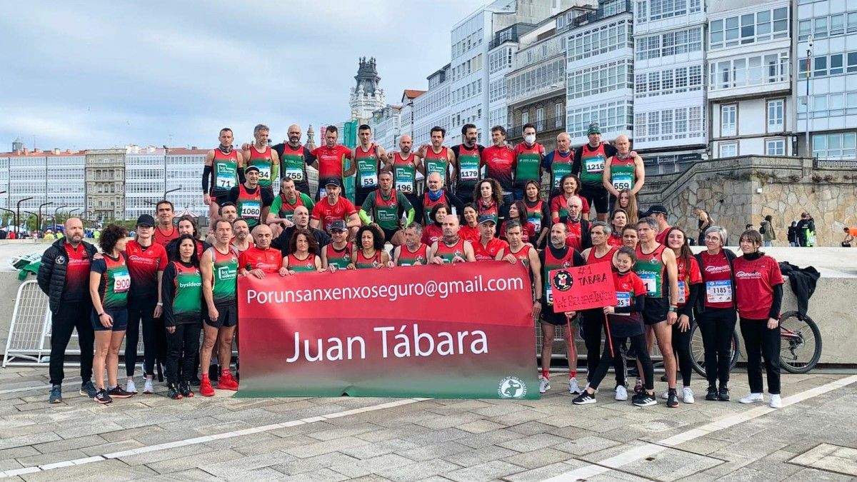 Concentración na Coruña convocada polo Clube Deportivo Atletas de Acea de Ama