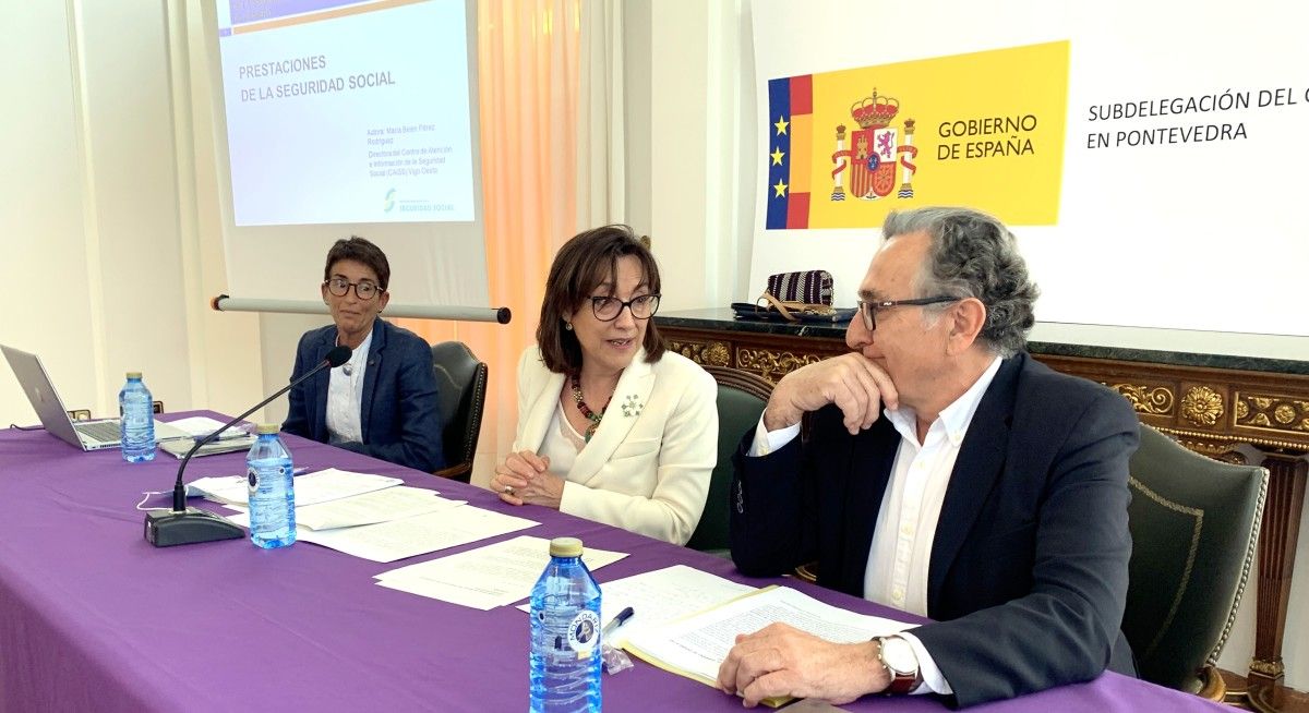 Maica Larriba, subdelegada del Gobierno, presenta las líneas de apoyo a las víctimas de la violencia de género