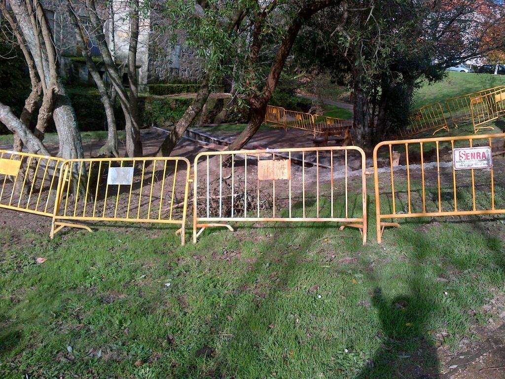 Obras en la senda del Gafos