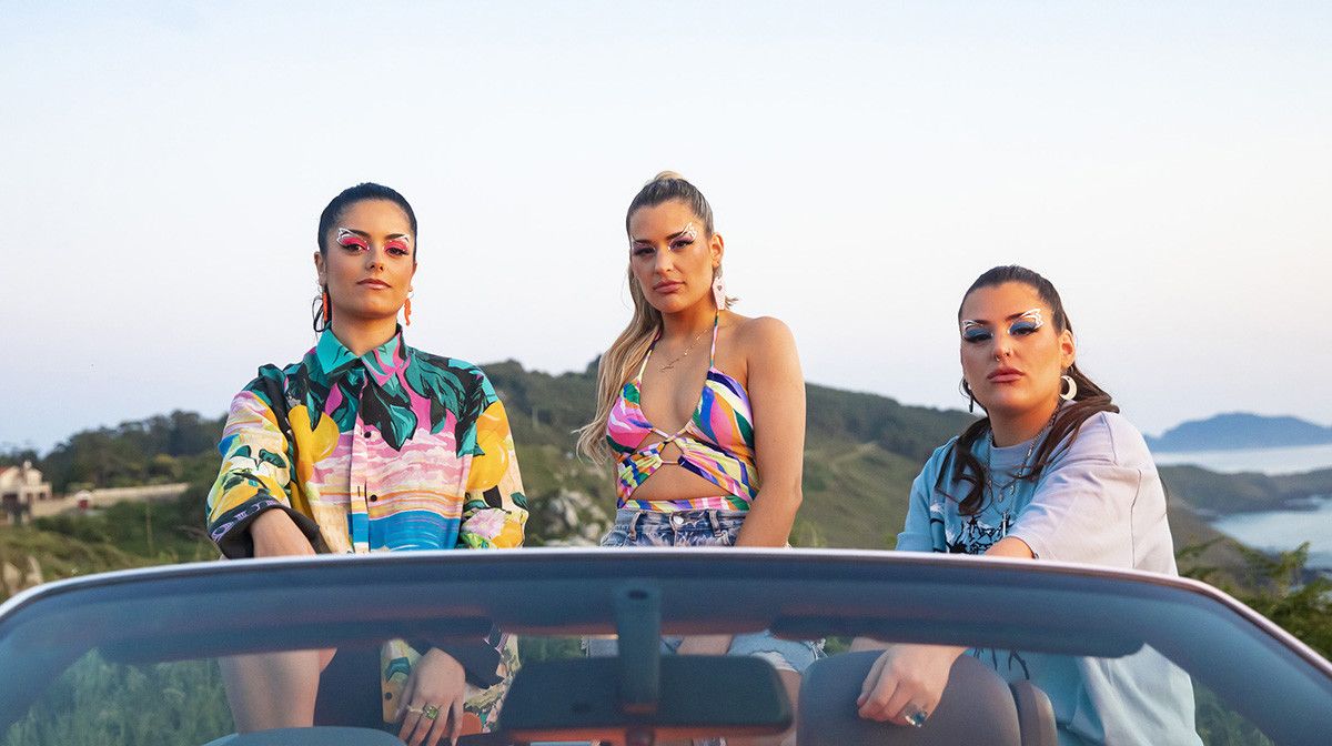 Tanxugueiras, no videoclip de "Pano Corado"
