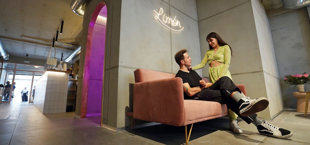 Natalia Maquieira e Javi Limeres, en 'Limon Brunch y Café'