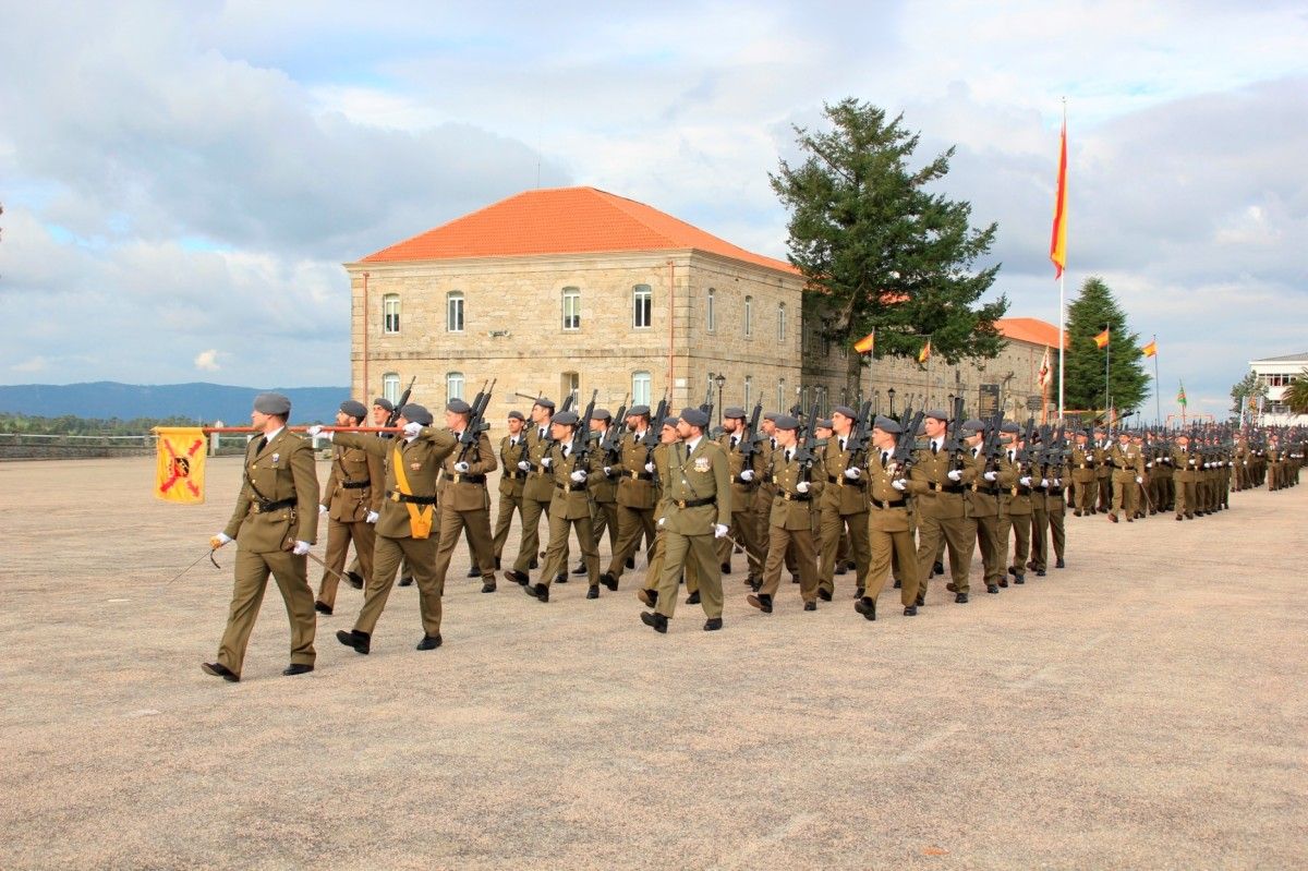 Parada militar na base da Brilat