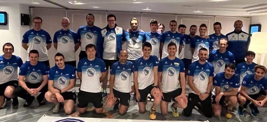 Equipo masculino da Sociedad Gimnástica