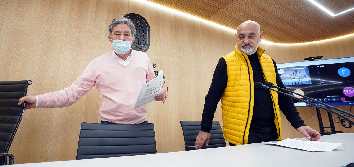Miguel Anxo Fernández Lores y Tino Fernández