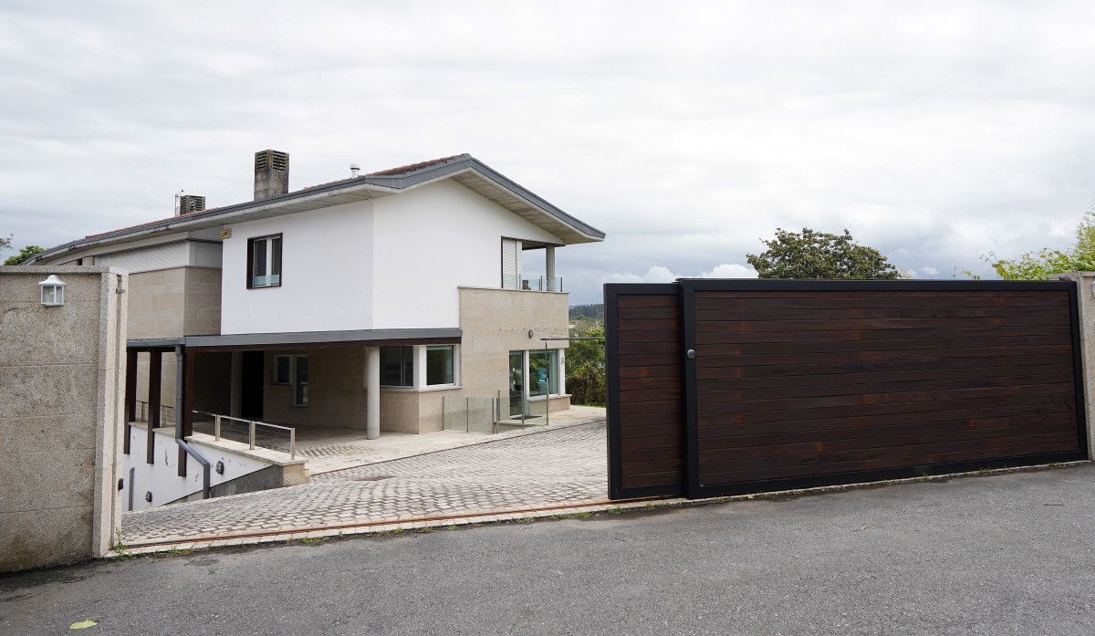 Casa de Pedro Campos, en la que se alojará el rey emérito