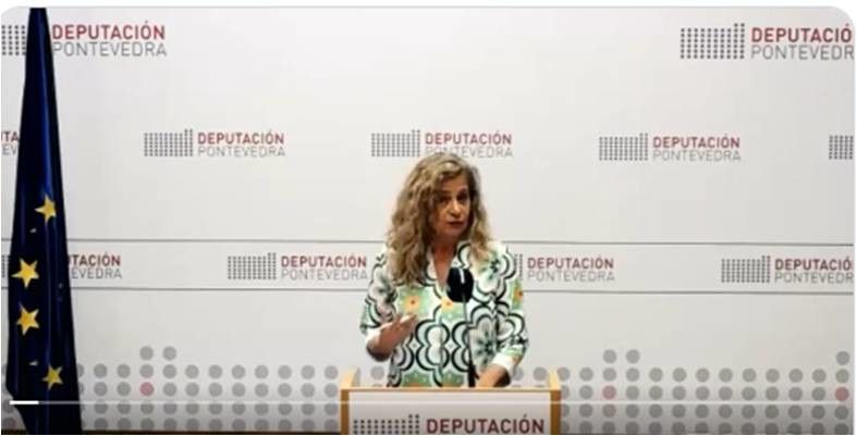 Comparecencia da presidenta da Deputación de Pontevedra, Carmela Silva