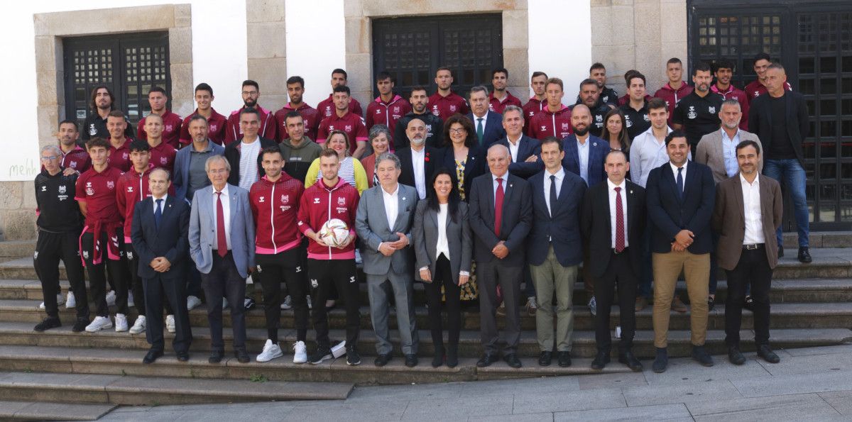 Recepción por parte do Concello ao Pontevedra CF polo ascenso 