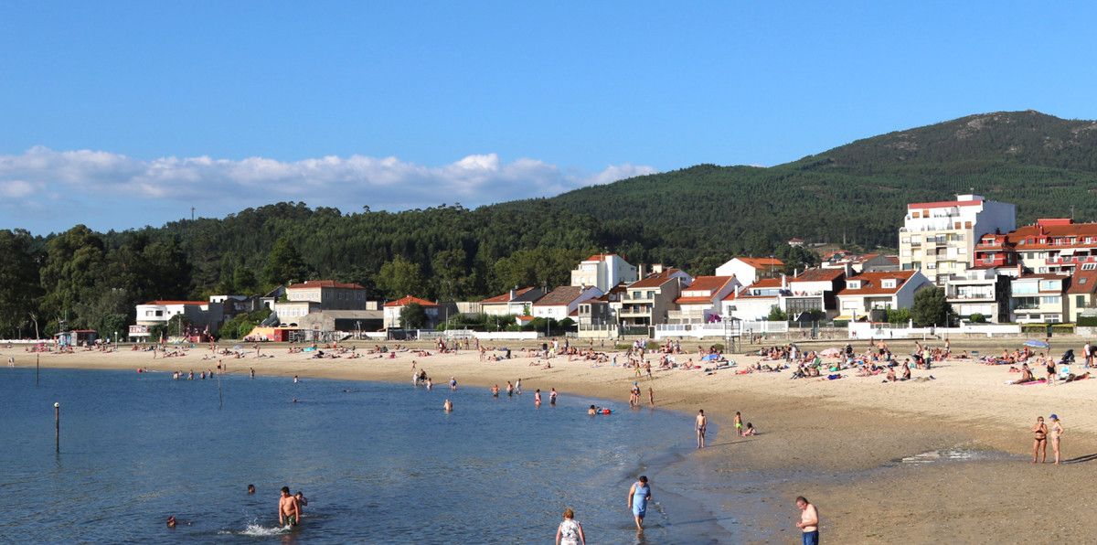 Praia Compostela, en Vilagarcía de Arousa