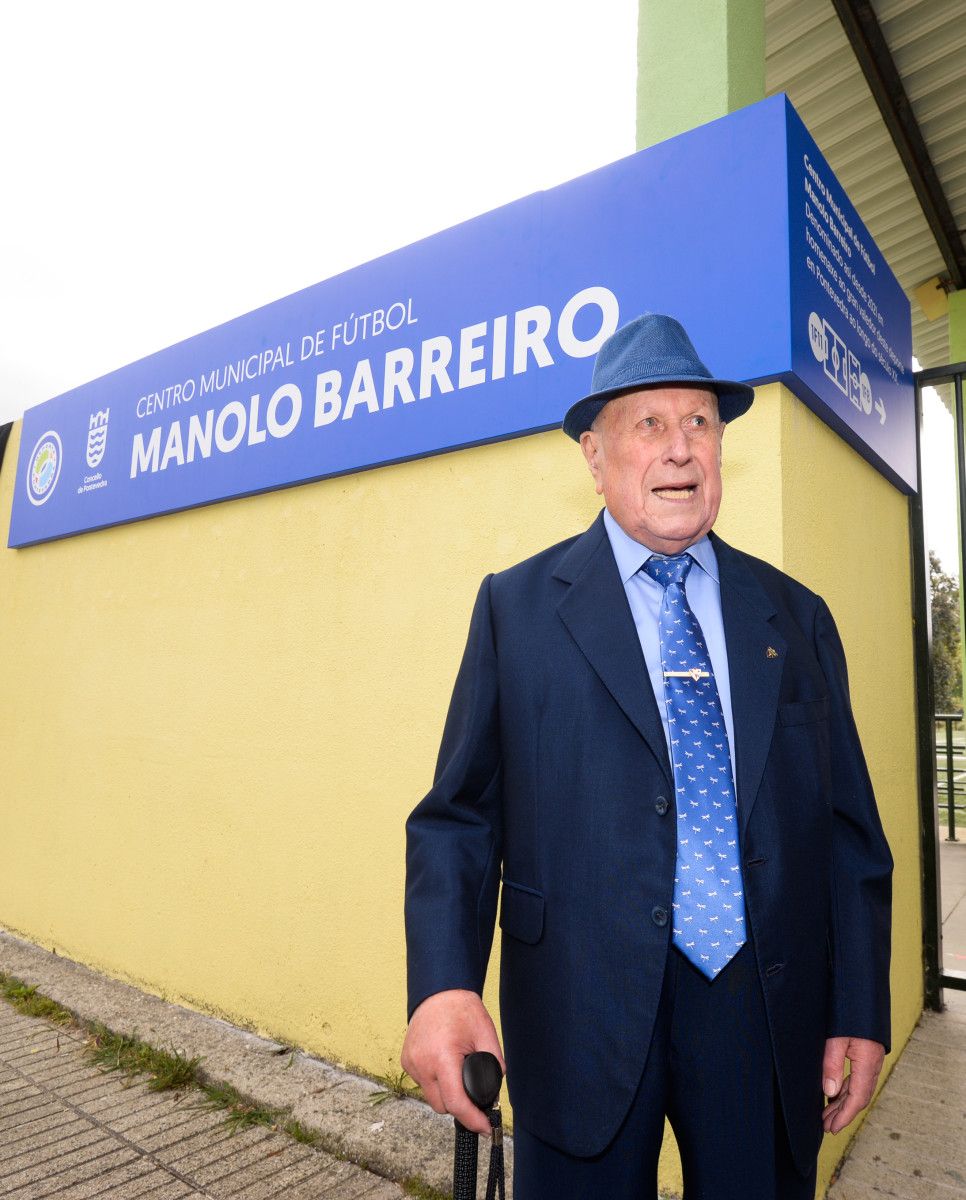 Homenaxe a Manolo Barreiro nos campos da Xunqueira
