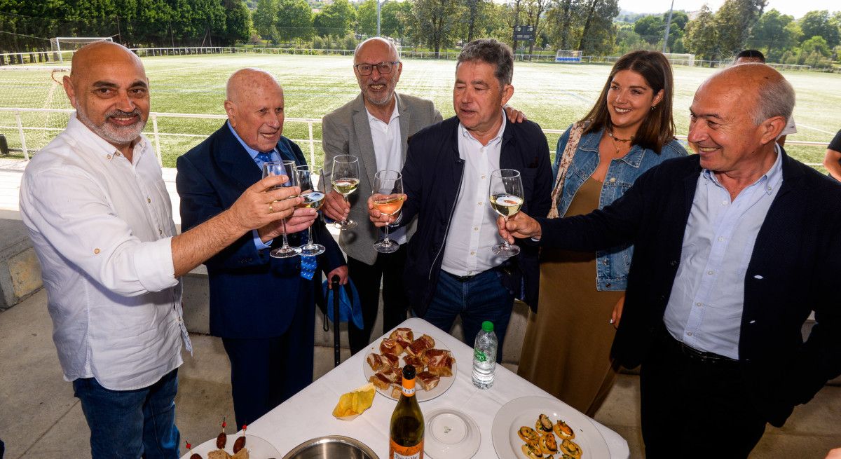 Homenaxe a Manolo Barreiro nos campos da Xunqueira