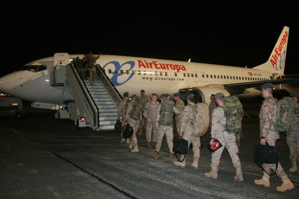 Saída do segundo contingente da Brilat rumbo a Afganistán