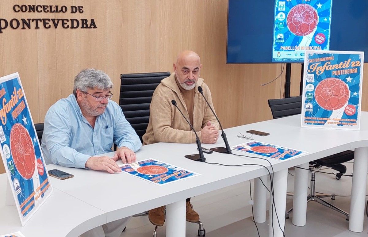 Presentación del Sector del Campeonato de España Infantil de Balonmano que se celebrará en Pontevedra