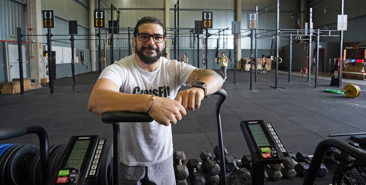 Luís Lalín, fundador do centro de adestramento de crossfit BOX 004