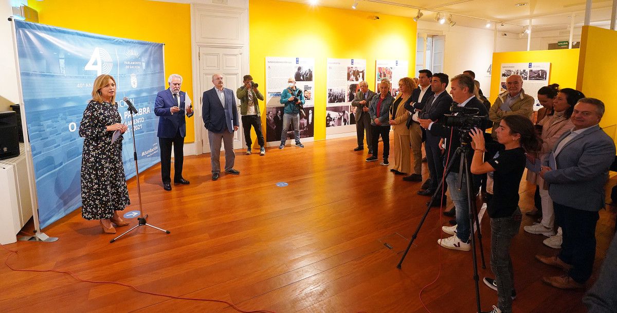 Exposición 'O poder da palabra. 40 anos do Parlamento de Galicia'