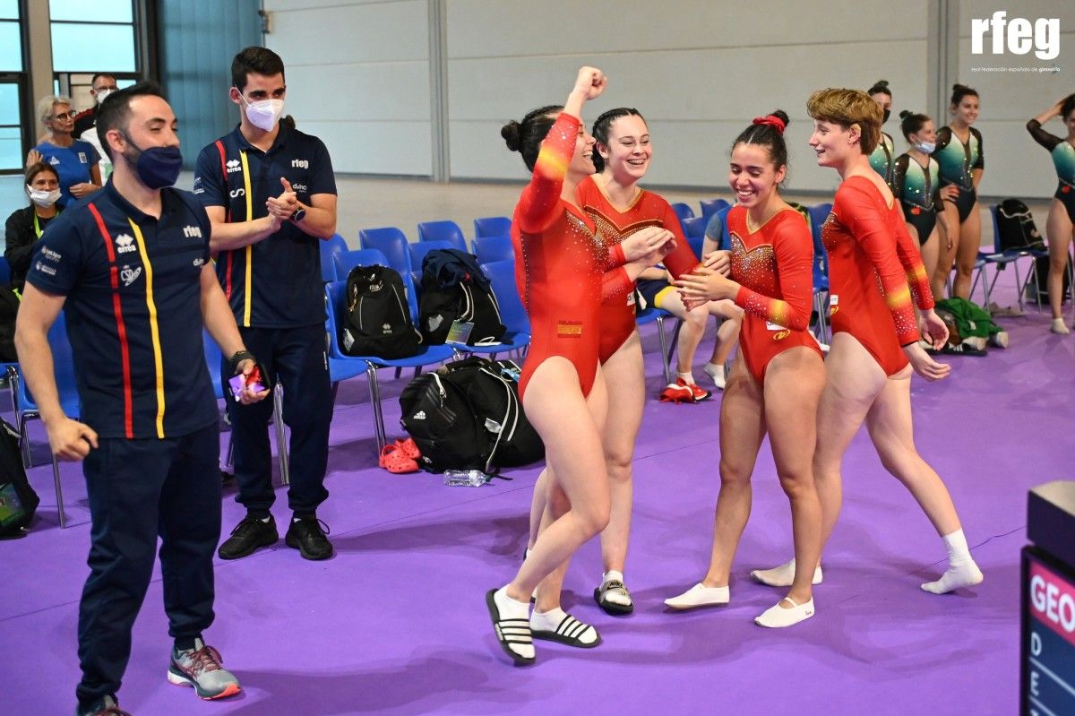 Melania Rodríguez, no Campionato de Europa de Ximnasia Trampolín en Rimini