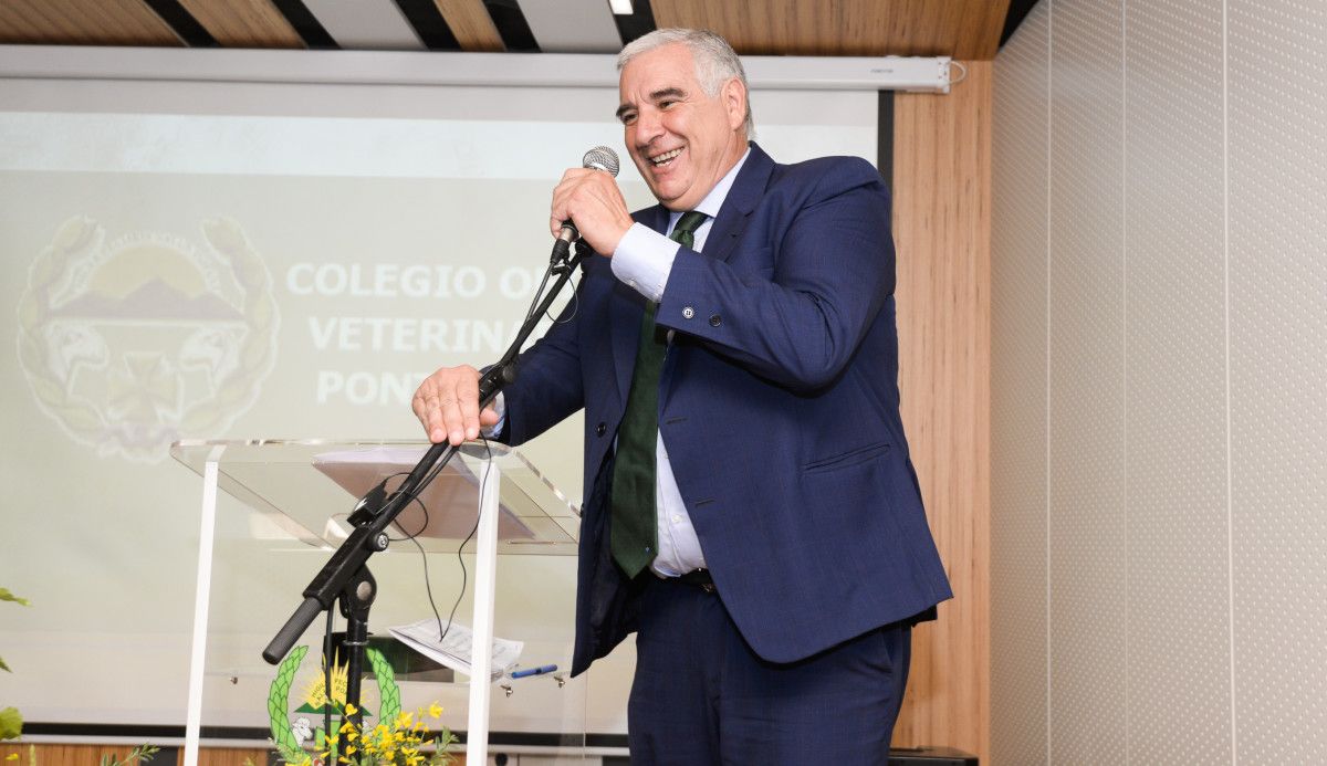 Luis Nuñez Desire, presidente del Colegio Oficial de Veterinarios de Pontevedra