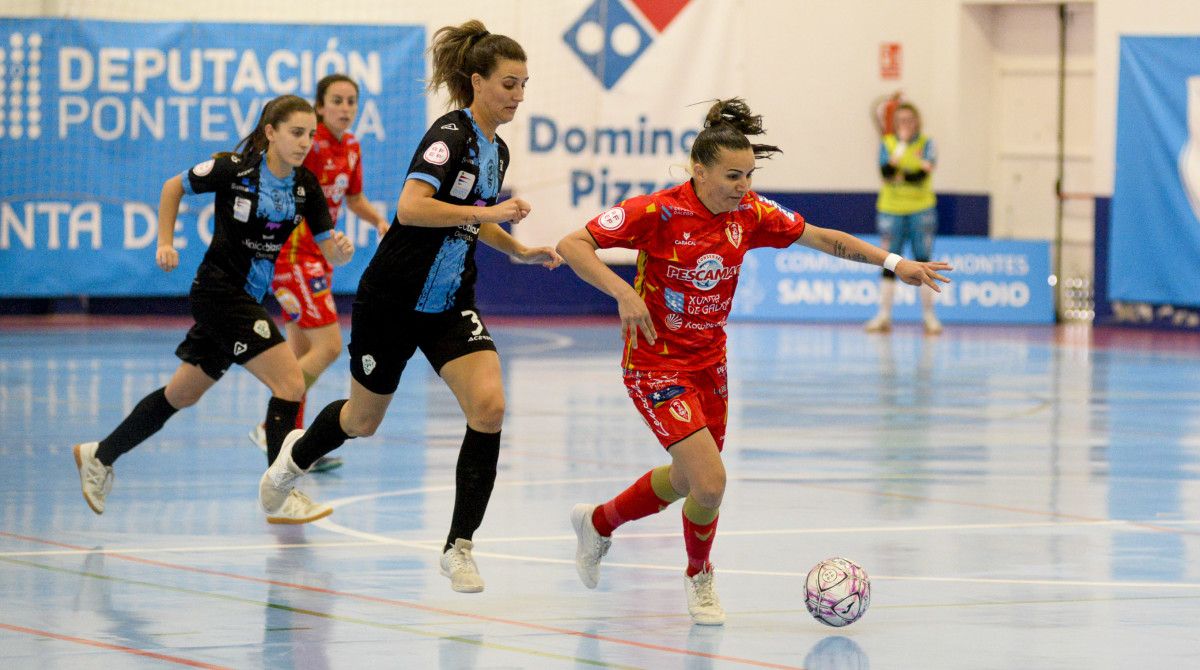 Partido de liga entre Poio Pescamar e Elche