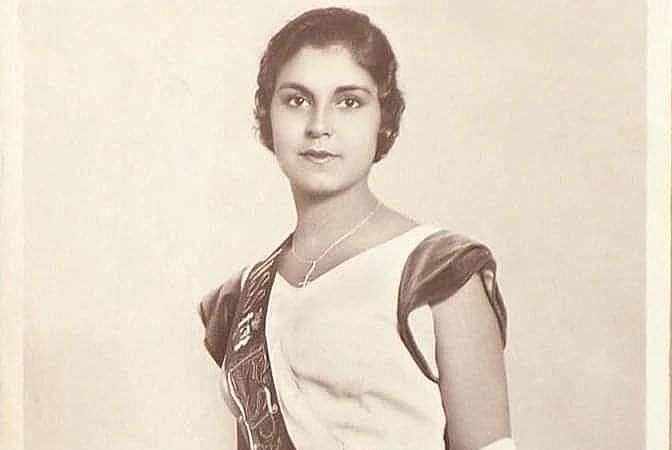 Emilia Docet Ríos, cando foi elexida como Miss España