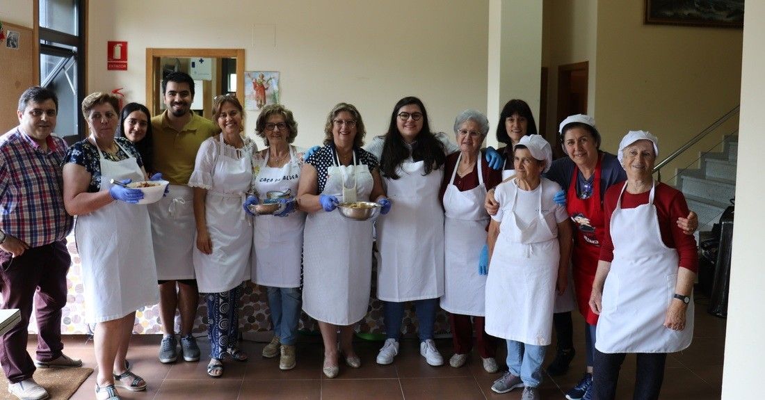 Equipo de cociña da Festa dos Callos de Forzáns