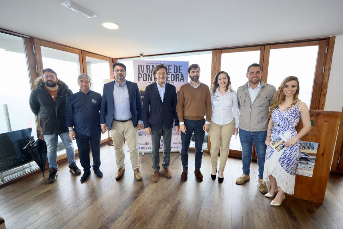Presentación no Real Club Náutico de Sanxenxo do IV Rally de Pontevedra