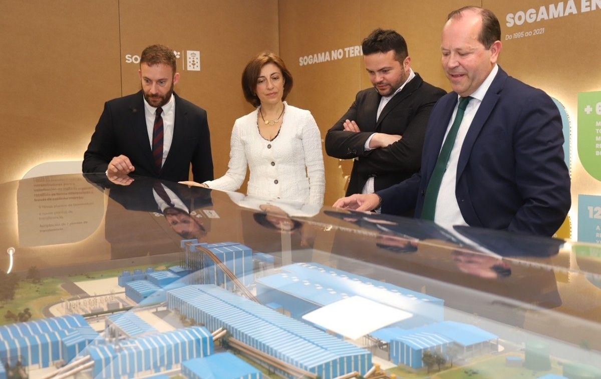 Visita de la conselleira de Medio Ambiente, Territorio y Vivienda a Sogama