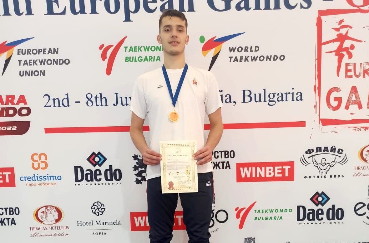 Sergio Troitiño, no podio dos Multieuropean Games 