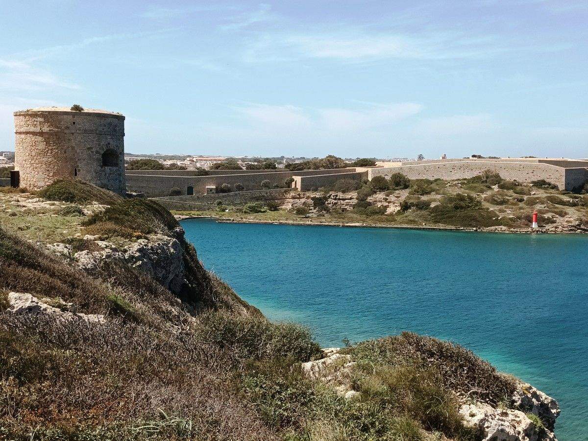 Bocana do porto de Maó