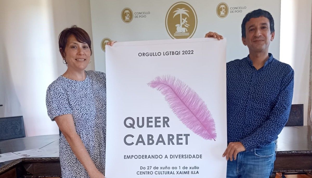 Raquel Rodríguez e Nelson Quinteiro presentaron o 'Queer Cabaré: empoderando a diversidade'