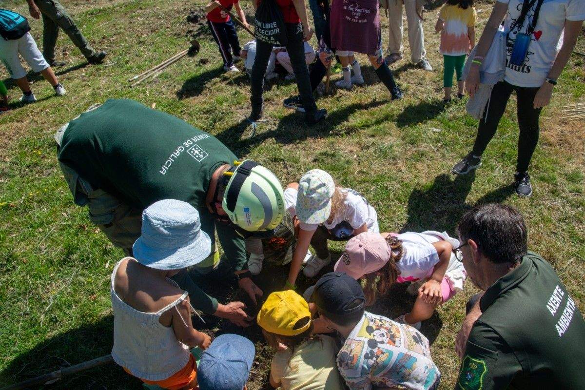 Alumnos del CEIP Espedregada de Raxó celebran el Día del Medio Ambiente en el Bosque de Colón
