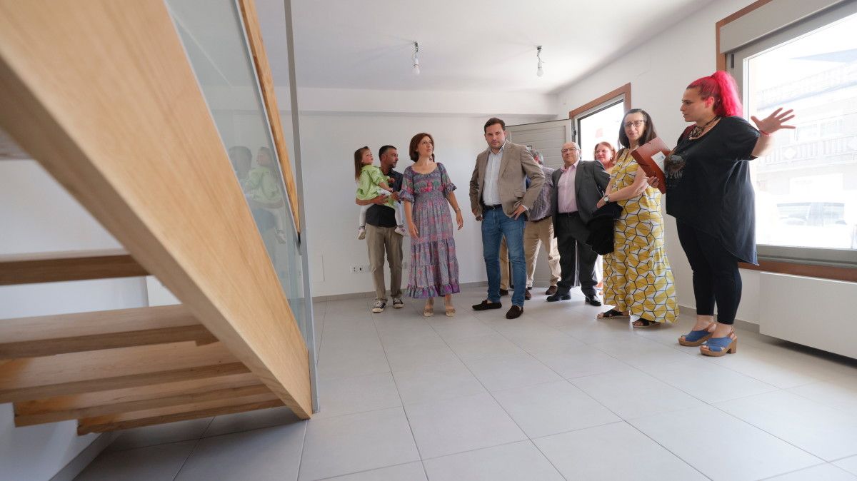 Los nuevos inquilinos entraron en sus viviendas