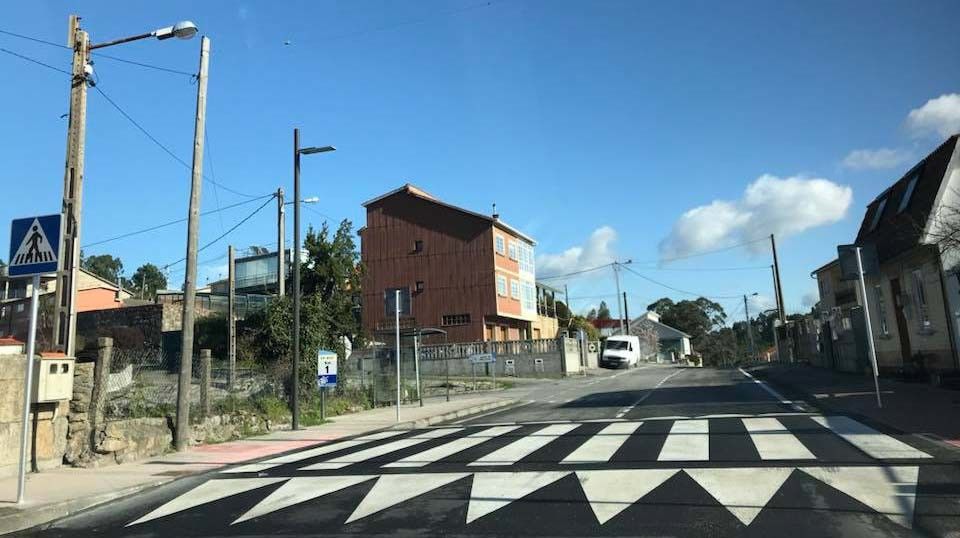 Estrada EP-9101 en Os Campos, O Grove